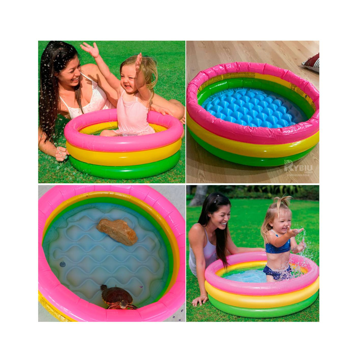 Piscina Inflable Infantil 136L