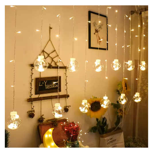 Esferas LED Navideñas Decorativas - Bolas de Luz Multicolor para Árbol y Hogar