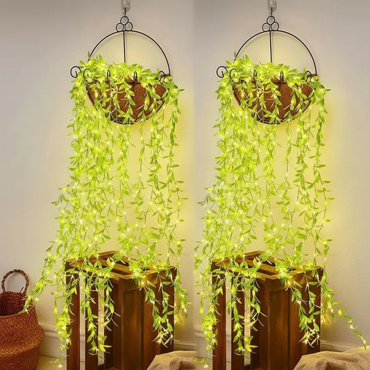 Luces Navideñas LED de Hojas 220V - Cortina 3x1m Multicolor para Decoración