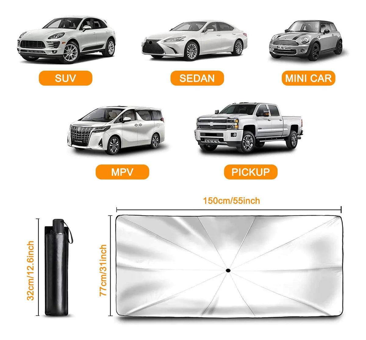 Parasol Retráctil Cuadrado Amplio