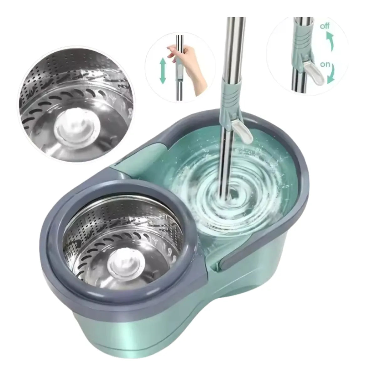 Mopa Giratoria 360 Balde