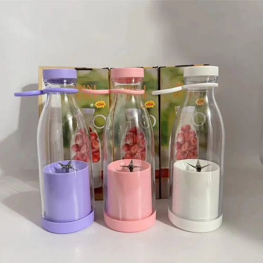 Minibatidora Eléctrica Portátil Recargable USB - Licuadora Personal para Smoothies