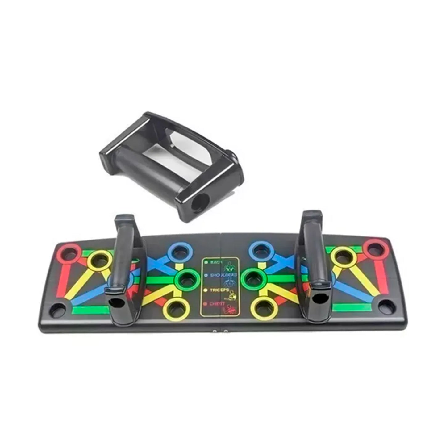 Tablero Flexiones Push Up Multifuncional 9 en 1 - Entrena Pecho, Tríceps, Hombros y Abdominales