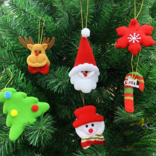 Set de 6 adornos navideños para tu hogar