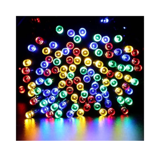 Cadena de luces solares, 100 luces 10 m