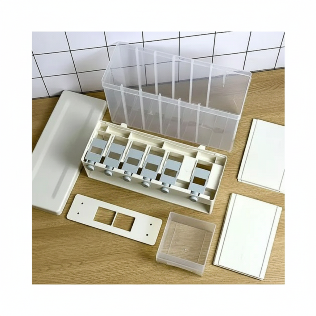 Dispensador de Granos 6 Compartimentos - Organizador de Cocina