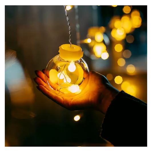 Esferas LED Navideñas Decorativas - Bolas de Luz Multicolor para Árbol y Hogar