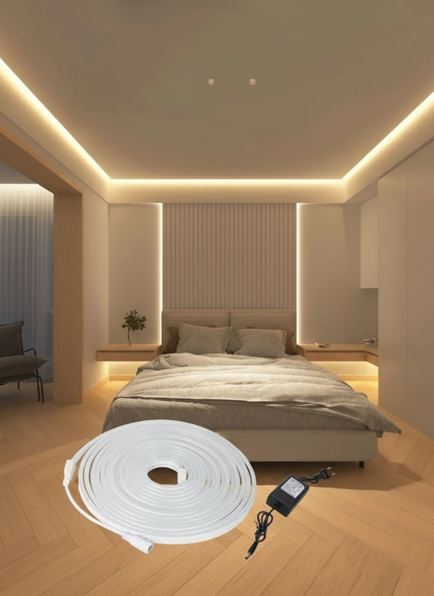 LED Neon Flex 5m - Tira LED Neon Flexible para Decoración