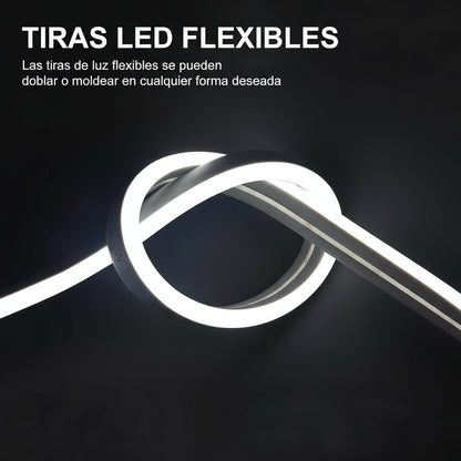 LED Neon Flex 5m - Tira LED Neon Flexible para Decoración