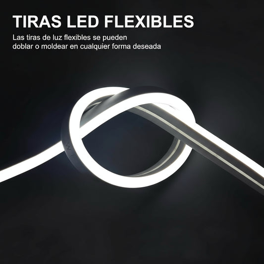 LED Neon Flex 5m - Tira LED Neon Flexible para Decoración