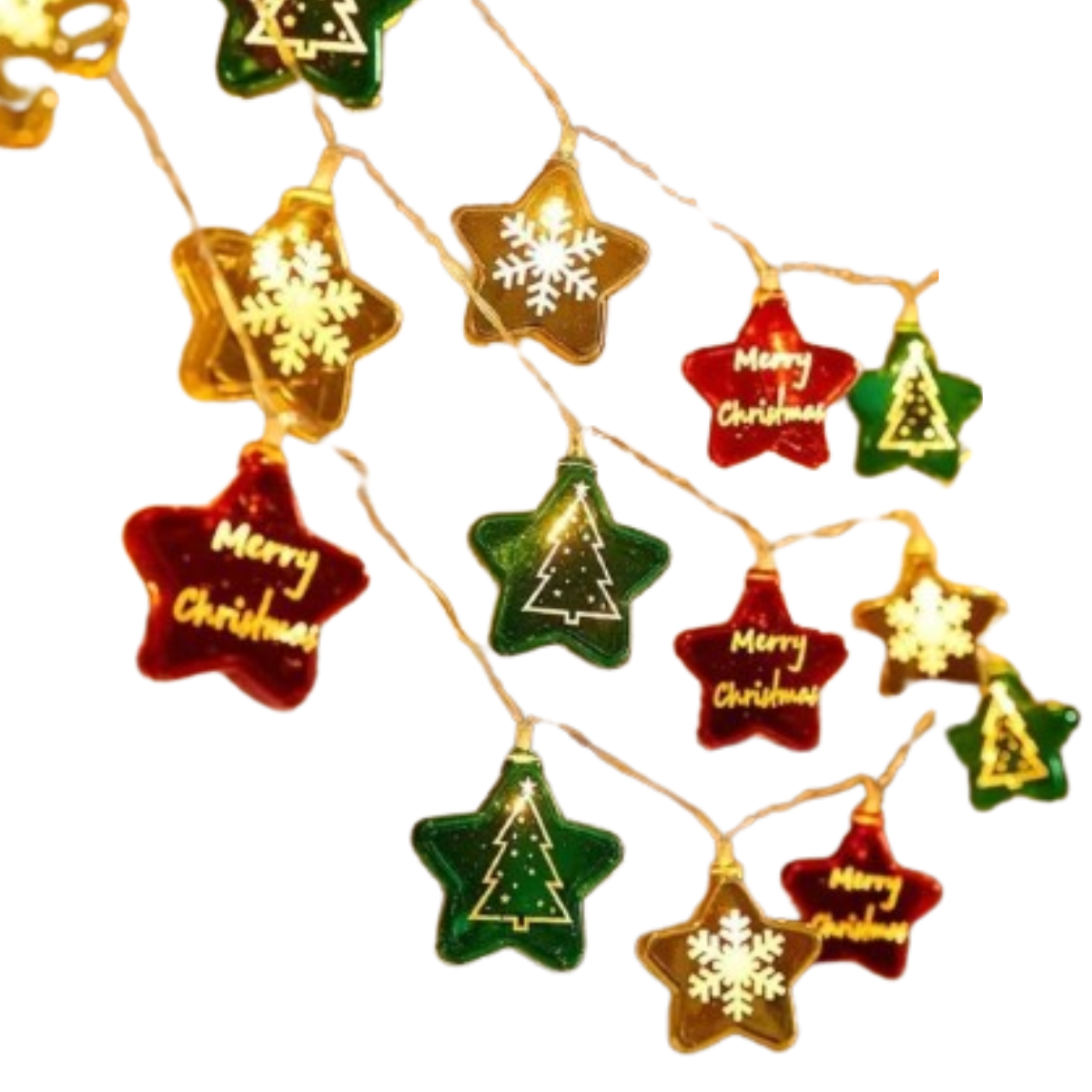 Guirnalda Estrella Navidad 10 Luces LED