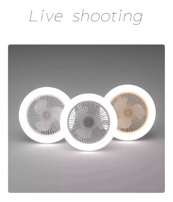 Ampolleta Ventilador 36W LED - Foco con Ventilador Integrado E27 Chile