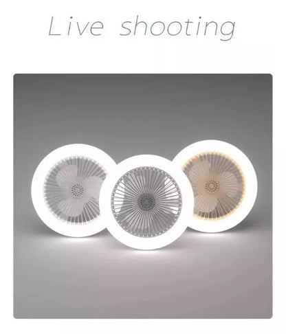 Ampolleta Ventilador 36W LED - Foco con Ventilador Integrado E27 Chile