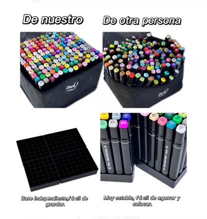 Marcadores Touch Parker 168 Colores Profesionales Doble Punta Chile