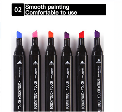 Marcadores Touch Parker 168 Colores Profesionales Doble Punta Chile