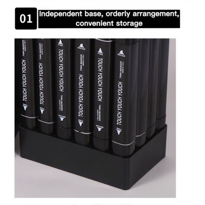 Marcadores Touch Parker 168 Colores Profesionales Doble Punta Chile