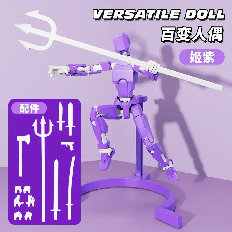 Figura De Acción Articulado Impreso 3d