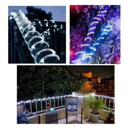 Manguera Solar de Luces Navideñas 10 M