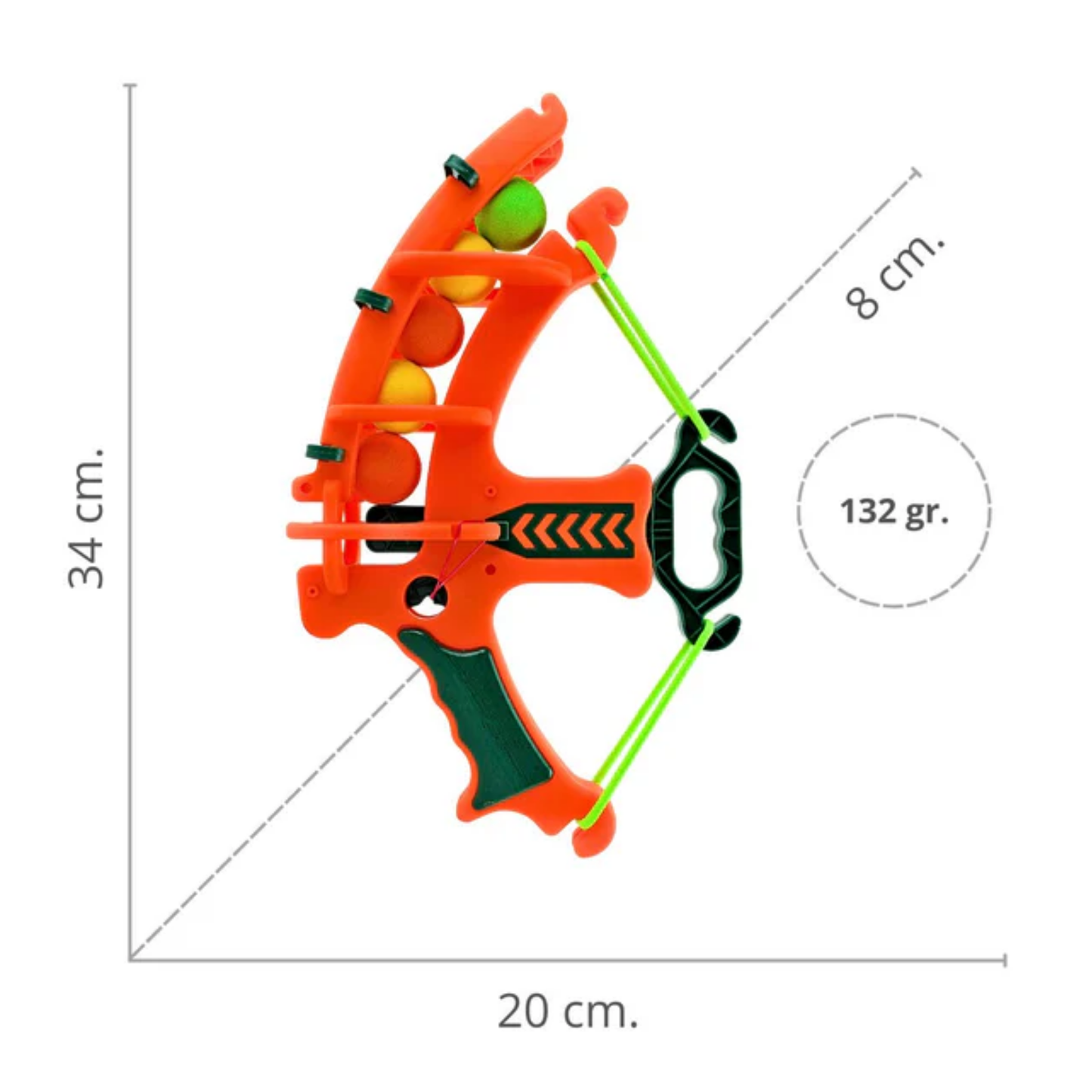 Arco Lanzador de Bolas Tiro al Blanco