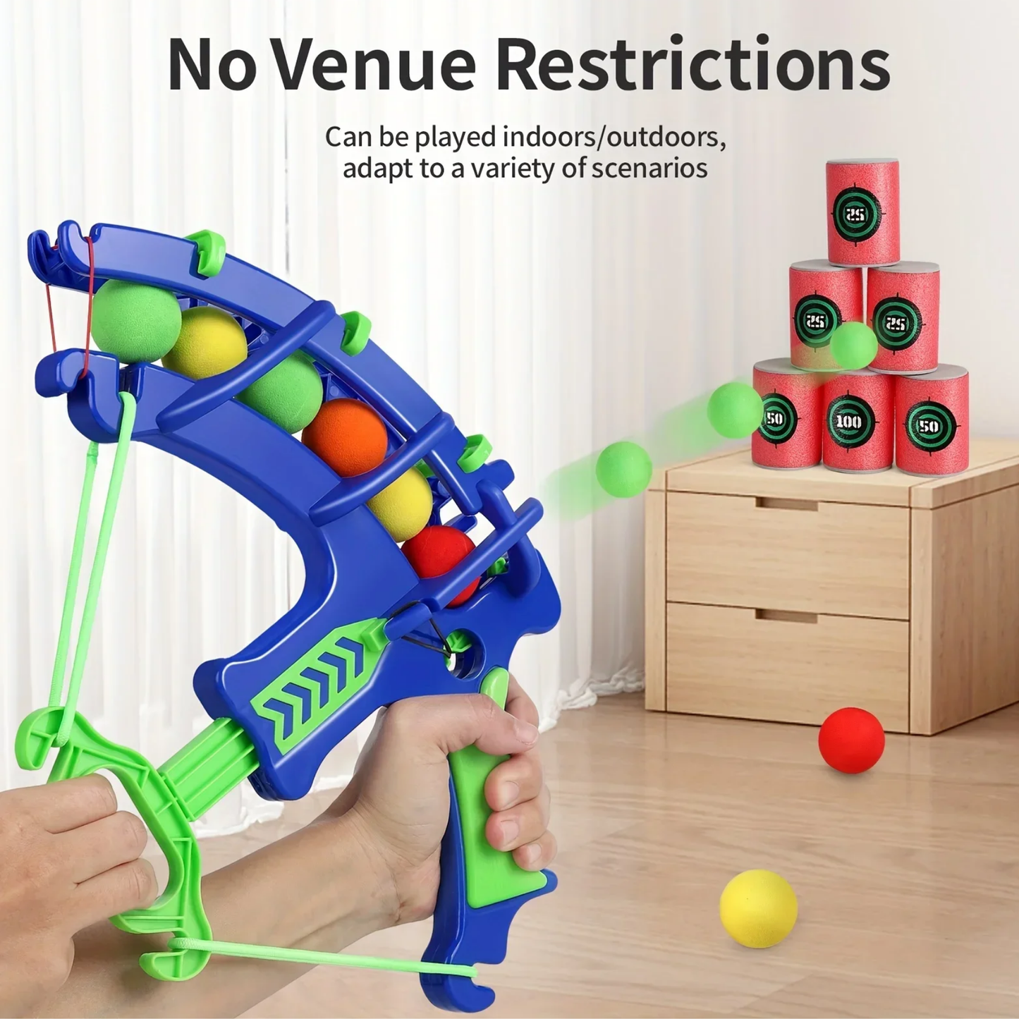 Arco Lanzador de Bolas Tiro al Blanco