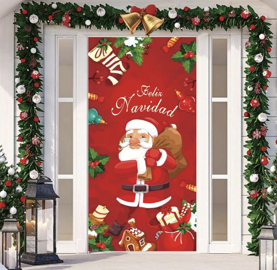 Puerta Mágica Navideña – La Bienvenida Más Encantadora de la Temporada