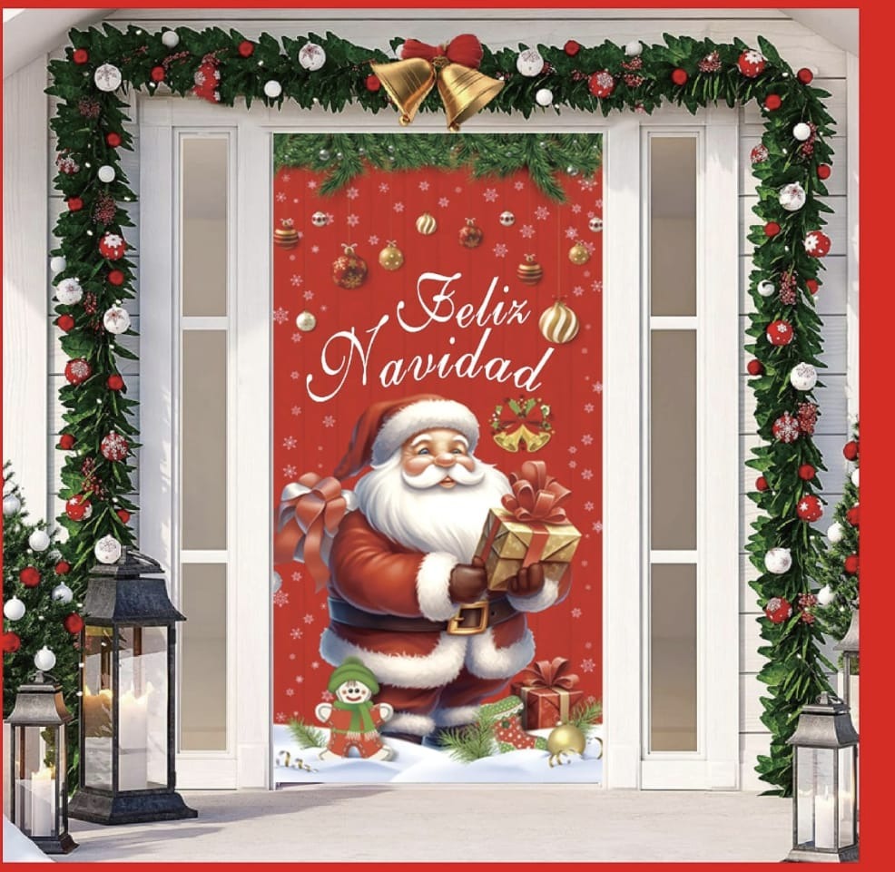 Puerta Mágica Navideña – La Bienvenida Más Encantadora de la Temporada