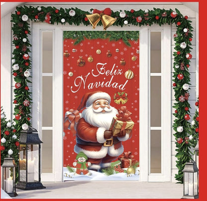 Puerta Mágica Navideña – La Bienvenida Más Encantadora de la Temporada