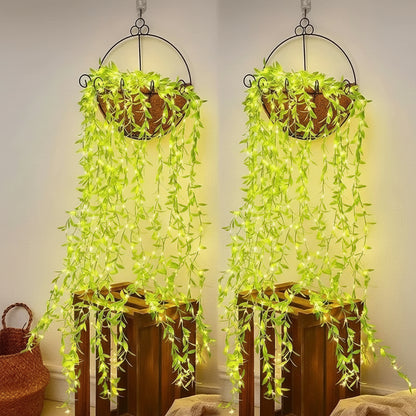 Luces Navideñas LED de Hojas 220V - Cortina 3x1m Multicolor para Decoración