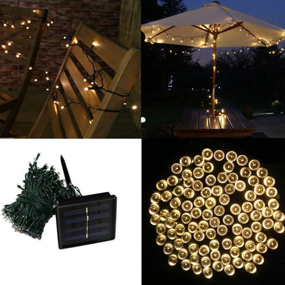 Luces Solares Navideñas De 17 M Y 170 LED