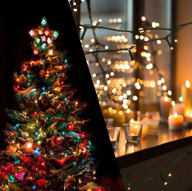 Luces Solares Navideñas De 17 M Y 170 LED