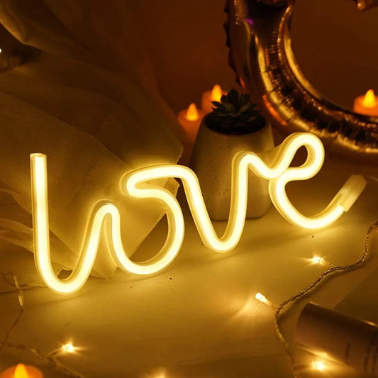 Letrero Led Decorativo Diseño Love