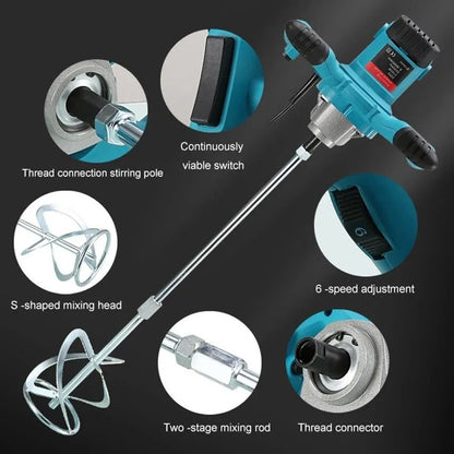 MEZCLADOR DE CEMENTO Y PINTURA ELECTRICO