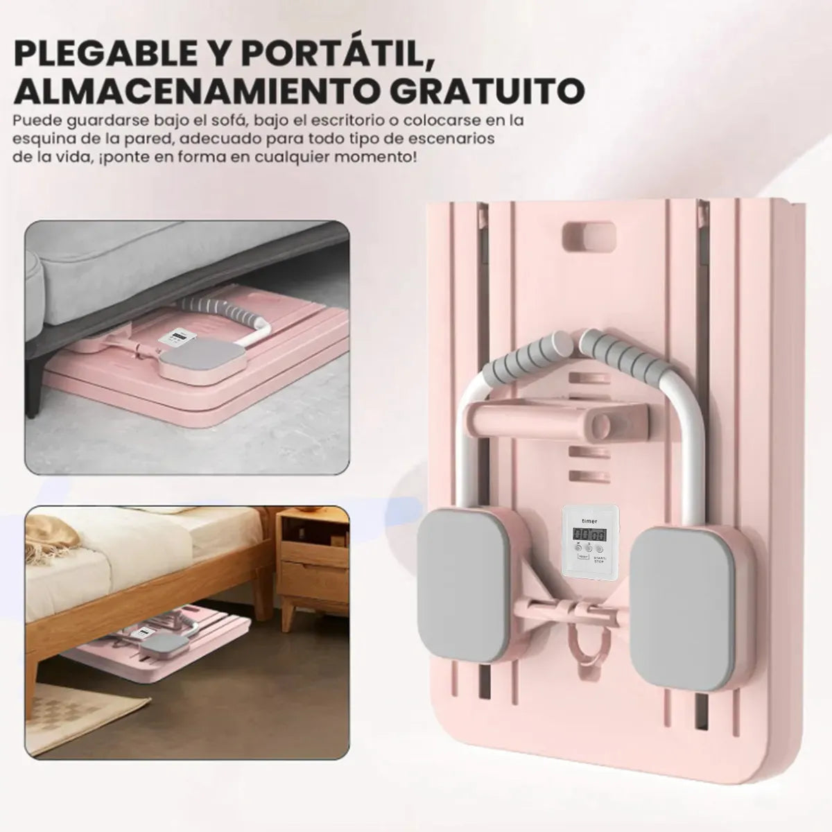 Máquina de Ejercicio 4 en 1 - Gym Completo en Casa | Tonifica Todo Tu Cuerpo