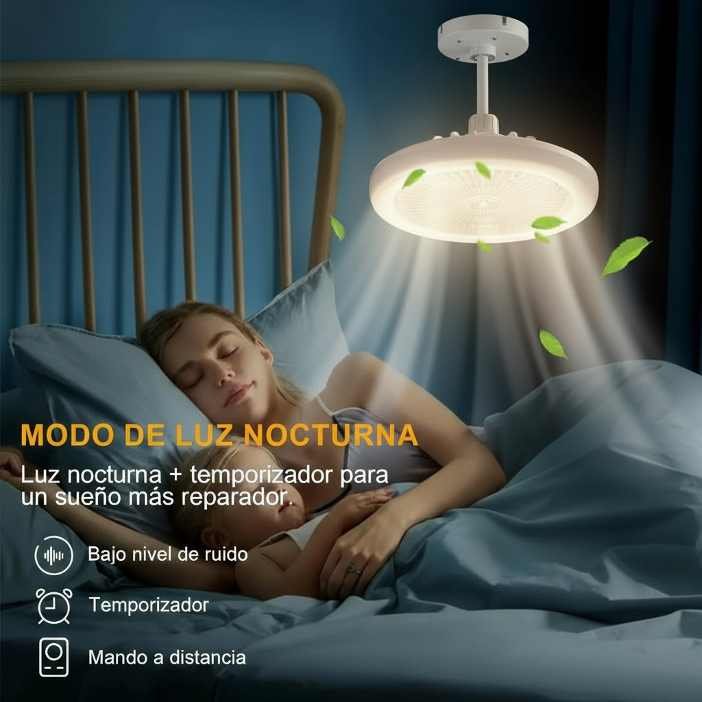 Ampolleta Ventilador 36W LED - Foco con Ventilador Integrado E27 Chile