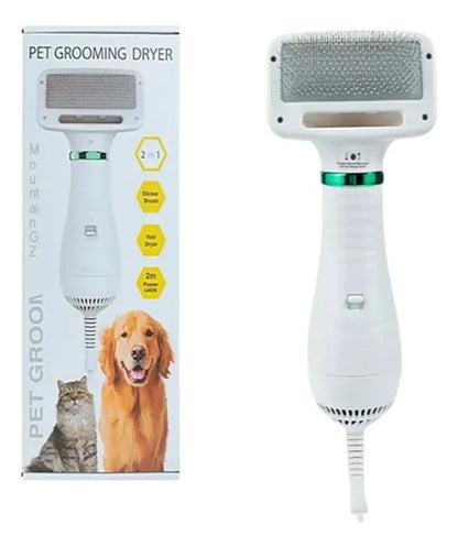 Secador Peine para Mascotas 2 en 1