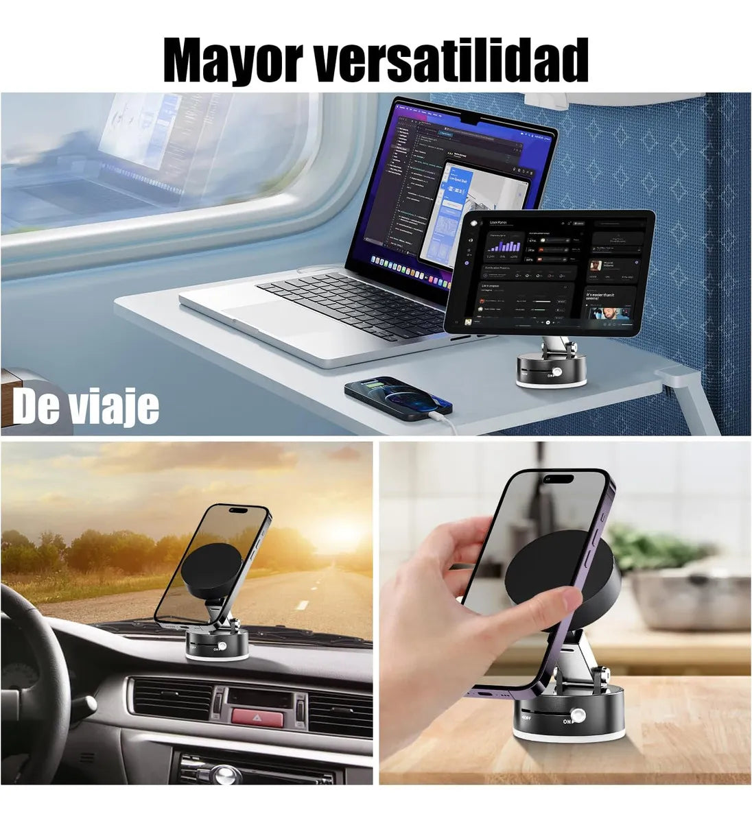 Soporte Celular Magnético para Auto - Rotación 360° Universal