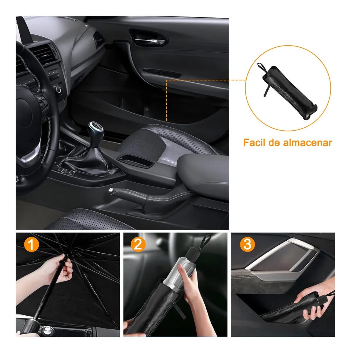 Parasol Retráctil Cuadrado Amplio