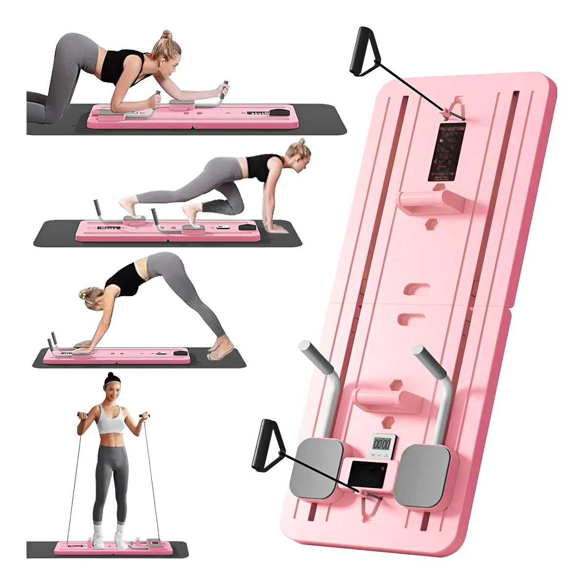 Máquina de Ejercicio 4 en 1 - Gym Completo en Casa | Tonifica Todo Tu Cuerpo