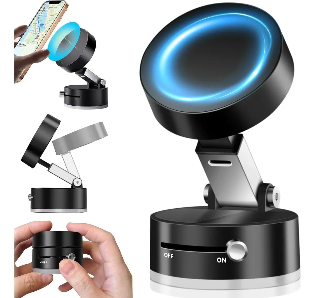 Soporte Celular Magnético para Auto - Rotación 360° Universal