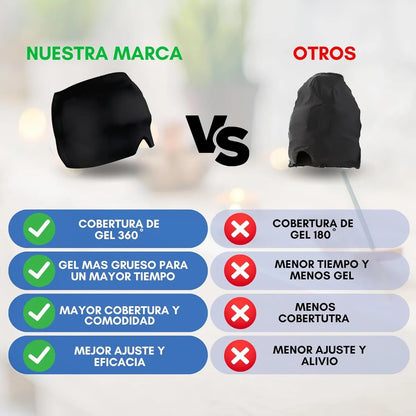 Gorro de Gel Terapéutico Reutilizable Frío/Calor
