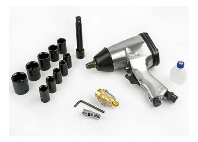 Pistola de Impacto Neumática con Kit Completo