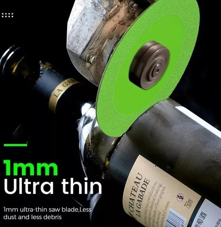 Disco Cortador de Vidrio y Cerámica Profesional - Cortes Precisos para Esmeril