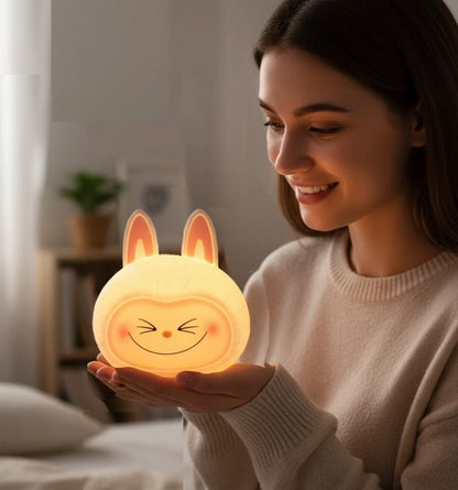 Luz Nocturna Infantil Labubu LED - Lámpara Decorativa para Niños y Bebés