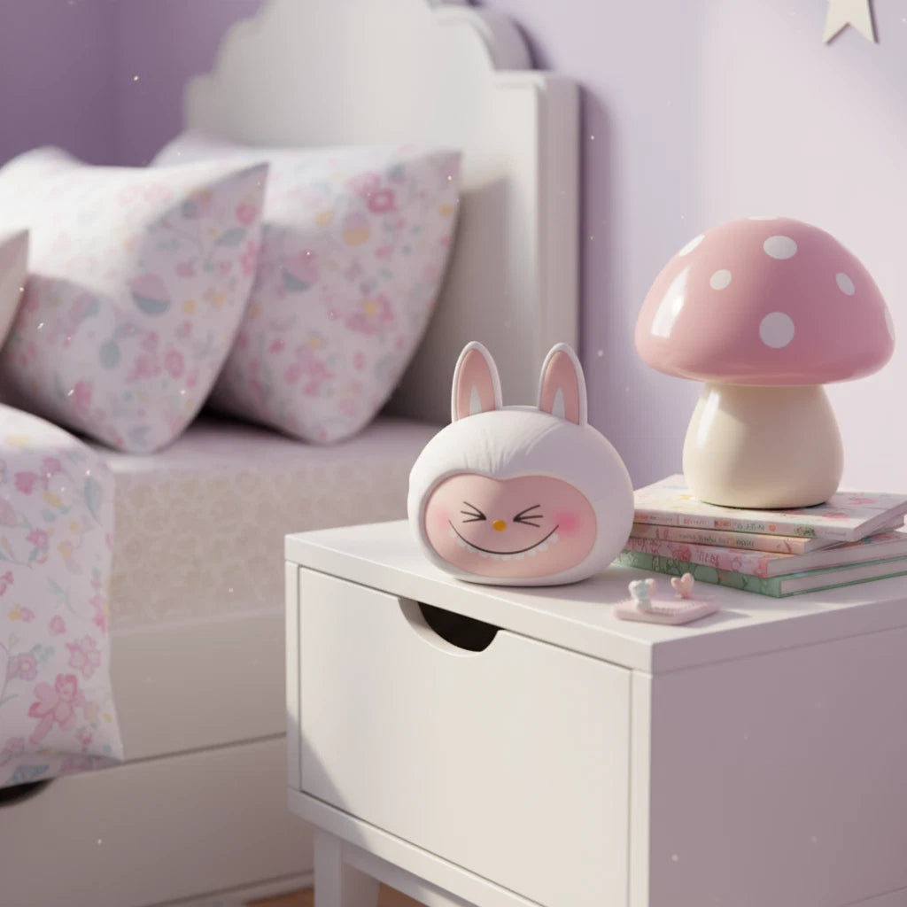 Luz Nocturna Infantil Labubu LED - Lámpara Decorativa para Niños y Bebés